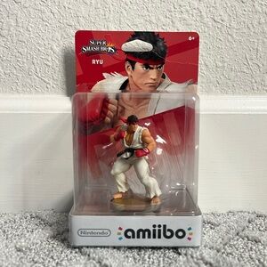 Nintendo Amiibo Ryu Super Smash Bros. Street Fighter Switch Wii U 3DS Sealed New